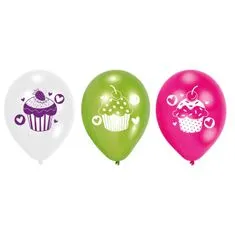 Amscan Barvni baloni za kekse 22cm 6 kosov -