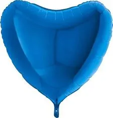 Grabo Napihljiv balon modro srce 91 cm -