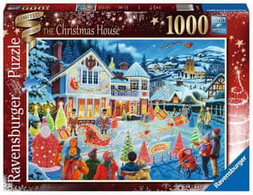 Ravensburger Božična hiša Puzzle 1000 kosov