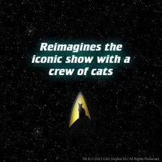 Chronicle Books Puzzle Star Trek mačke 1000 kosov
