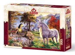 Art puzzle Puzzle Skriti konji 1000 kosov