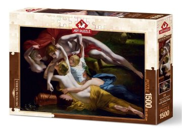 Art puzzle Puzzle Muzejska serija: Hylas in nimfe, 1812, 1500 kosov
