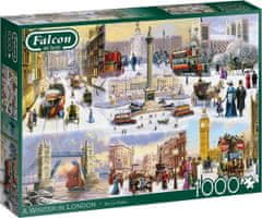 Jumbo FALCON Puzzle Zima v Londonu 1000 kosov