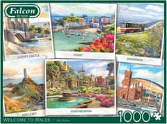 Jumbo FALCON Puzzle Dobrodošli v Walesu 1000 kosov