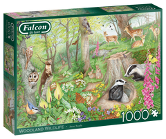 Jumbo FALCON Puzzle Življenje v gozdu 1000 kosov