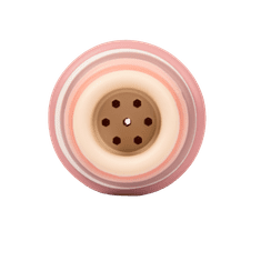 Bo Jungle silikonski lončki za vodo za zlaganje Lovely Pink
