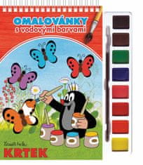 Akim Pobarvanka z vodnimi barvami in čopičem - Krtek 1