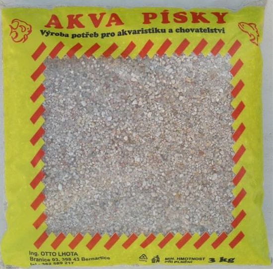Akvarijski pesek Akva št. 5 - bež fini 3 kg