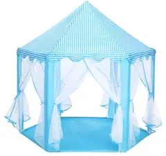 Pixino Otroški igralni šotor Princess Palace blue