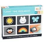 Petit collage Tummy Time - ogledalo s slikami Peekaboo