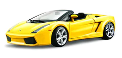 BBurago Lamborghini Gallardo Spyder kovinsko rumena 1:18