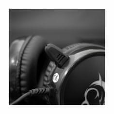 White Shark Slušalke + mikrofon Whiteshark GH-1947 črne Margay