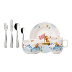 Villeroy & Boch Otroška jedilna garnitura iz porcelana HAPPY AS A BEAR 7 kom