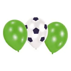 Amscan Lateks baloni za nogometno zabavo 6 kosov 22,8 cm -