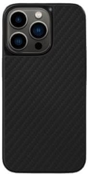 EPICO Hybrid Carbon ovitek za iPhone 14 Pro Max, s podporo MagSafe, črn (69510191300002)