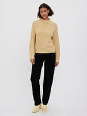 Vero Moda Ženski pulover VMLEA Regular Fit 10273854 White Pepper (Velikost S)