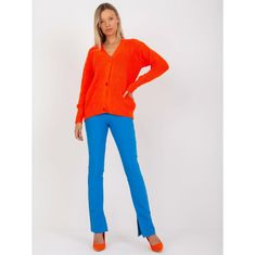 RUE PARIS Ženski oversize pulover RUE PARIS oranžna LC-SW-0321.06X_389798 Univerzalni
