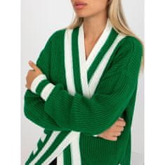 RUE PARIS Ženski oversize pulover RUE PARIS zelene barve LC-SW-0291.06X_389895 Univerzalni