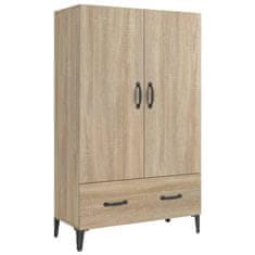 Vidaxl Visoka omarica sonoma hrast 70x31x115 cm konstruiran les