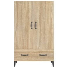 Vidaxl Visoka omarica sonoma hrast 70x31x115 cm konstruiran les
