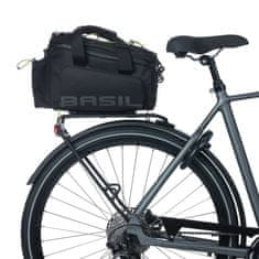 Basil Miles XL torba, 9-36 l, črna
