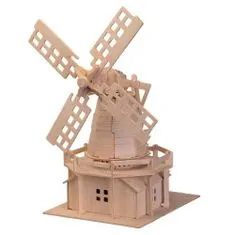 Woodcraft Lesena 3D sestavljanka Vetrni mlin