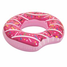 Bestway Otroški velik napihljiv obroč Donut 107 cm roza