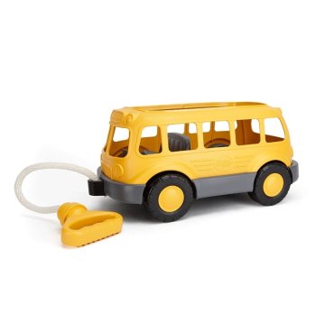 Green Toys Zelene igrače, ki vlečejo šolski avtobus