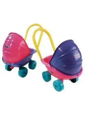 Dohany Globoko vijolični voziček za punčke