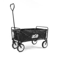 Aga Zložljiv transportni voziček MR4610 Črn