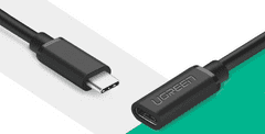 Ugreen podaljšek, USB-C, 1m, črn (10387)