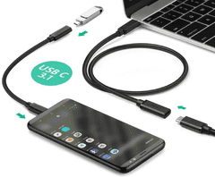 Ugreen podaljšek, USB-C, 1m, črn (10387)