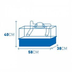 Duvo+ ALEX panoramska kletka za hrčke 58x38x40cm