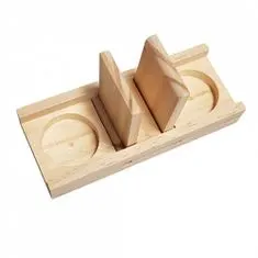 Duvo+ EDD logična igra iz lesa za nagradne prigrizke za glodalce 18x7x2,5cm