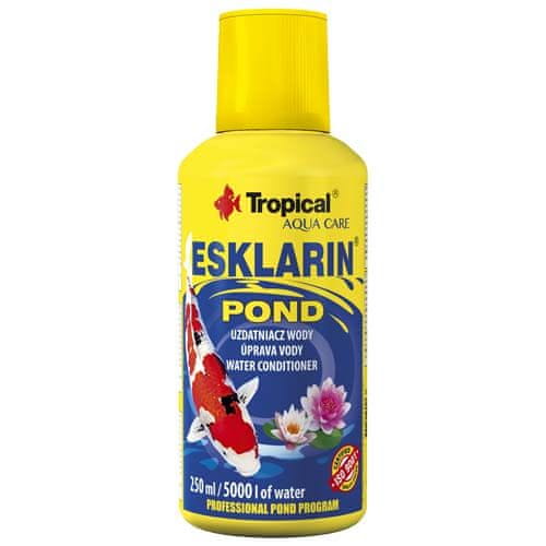 TROPICAL Esklarin Pond 250ml za 5.000l vode Pripravek za upravo vode za vrtne jezerčke