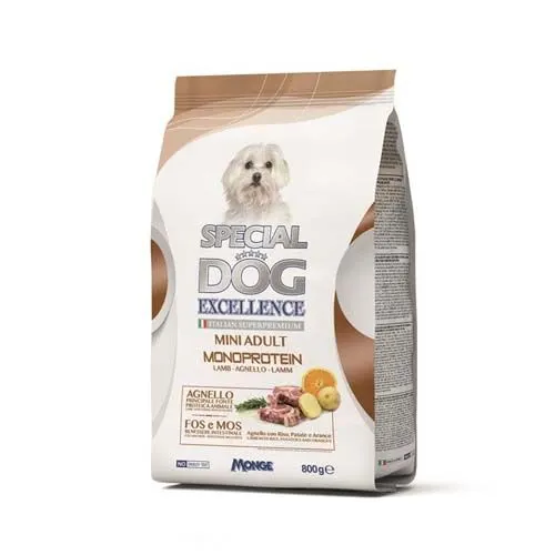 Monge SPECIAL DOG EXCELLENCE MINI ADULT MONOPROTEIN jagnjetina 800g