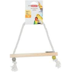 Zolux Gugalnica za ptice iz lesa z vrvjo 27cm