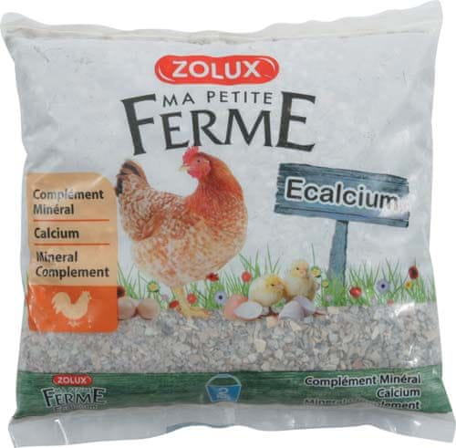 Zolux ECALCIUM 2kg fragmenti školjk in kalcij za perutnino