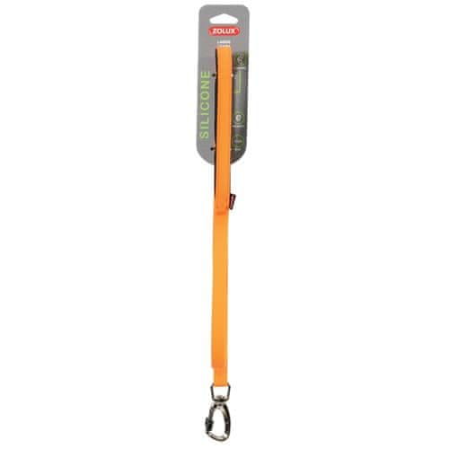 Zolux SILICONE povodec 15mm/1,2m oranžna