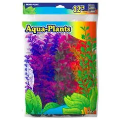 PENN PLAX Umetna rastlina 30,5cm set 6kosov tri vrste barvnih rastlin v parih