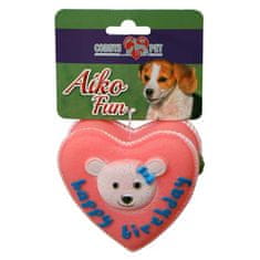 COBBYS PET AIKO FUN Torta Happy Birthday 9,2cm gumijasta igrača za pse