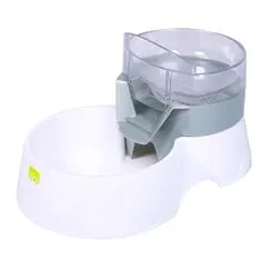 EBI Vodnjak s filtrom in posodico za hranjenje za pse in mačke 28x19x17cm- siva
