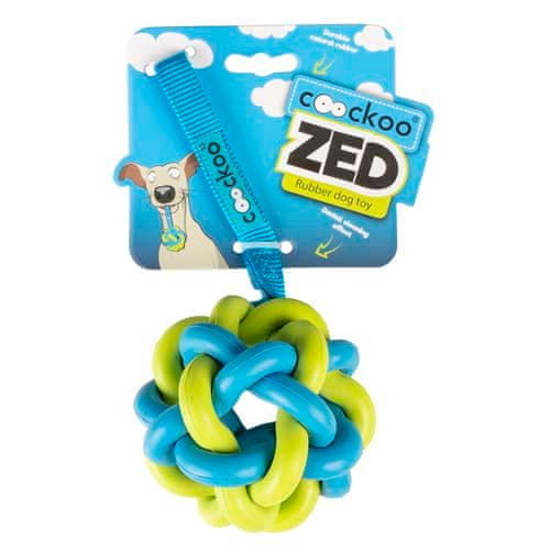 EBI COOCKOO ZED gumijasta igrača 20x9,5x9,5cm modra/zelena