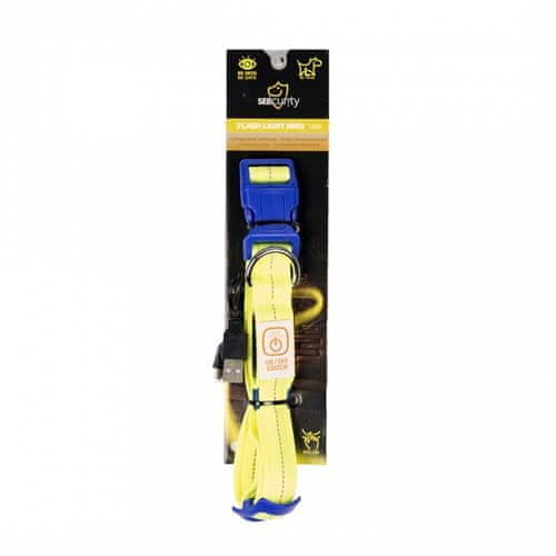 Duvo+ Najlonska svetleča ovratnica s USB polnilcem 50-70cm/2,5cm
