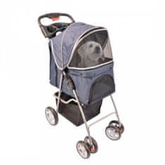 Duvo+ Buggy štirikolesni pasji voziček 80x46x100cm