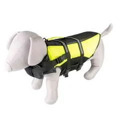 Duvo+ Plavalni rešilni jopič za pse XL 70cm črno-rumena