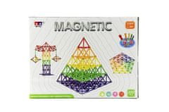 Teddies Magnetni gradbeni set 200 kosov v škatli