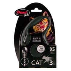 Flexi New Classic Cat vrv XS 3m črna 8kg za mačke