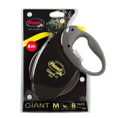 Flexi Giant trak M 8m do 25kg črna