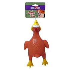 COBBYS PET AIKO FUN Kokoš 26cm gumijasta igrača za pse